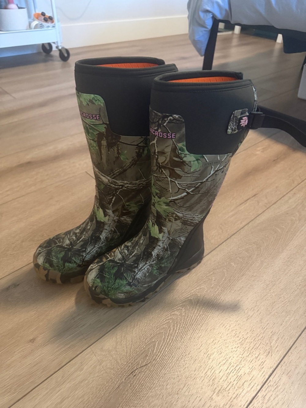 LaCrosse Women's Green Camo Winter Rain Boots